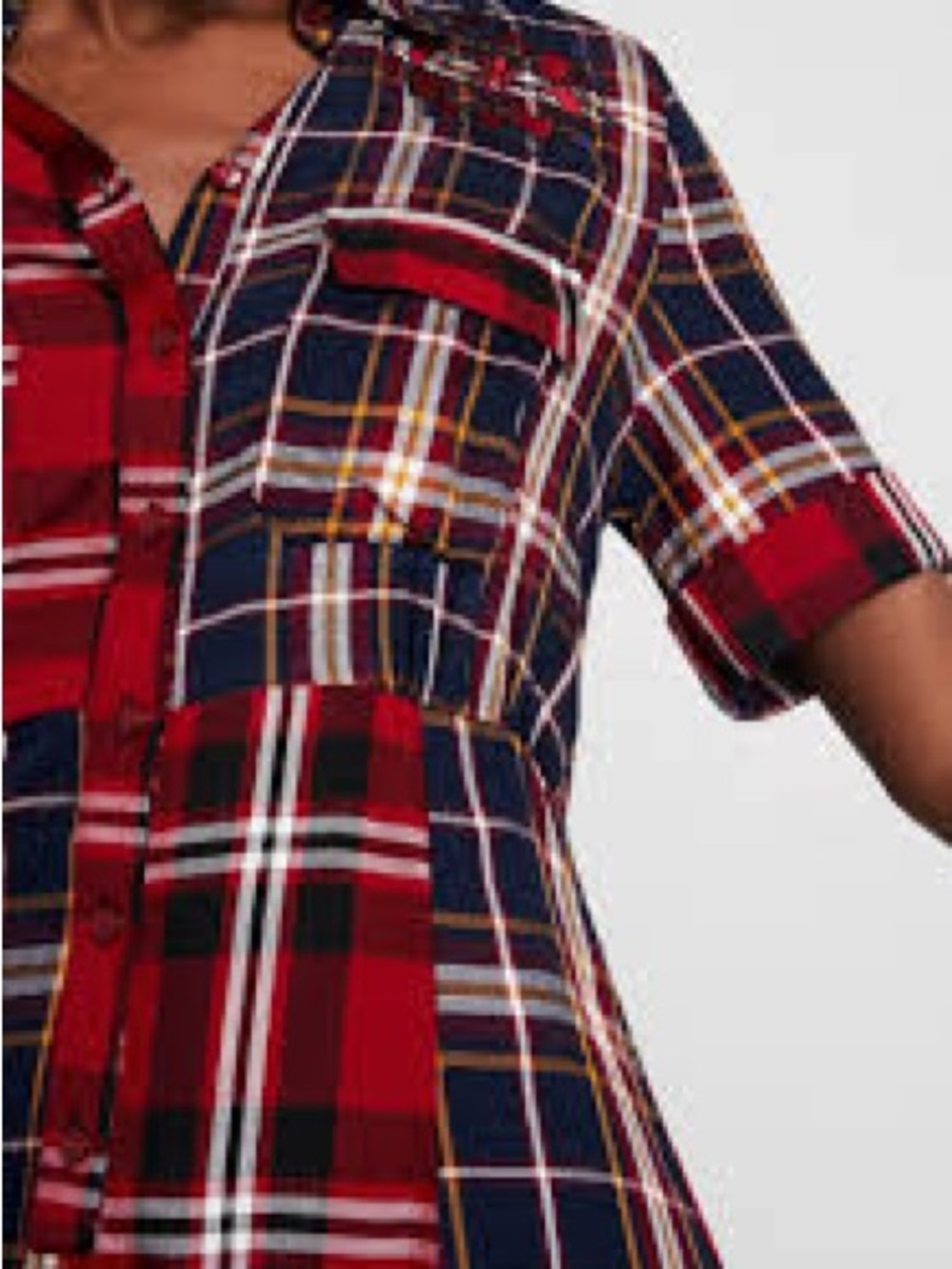 DESIGUAL ROSADA CHECKED DRESS Size 38/6 - Picture 8 of 16